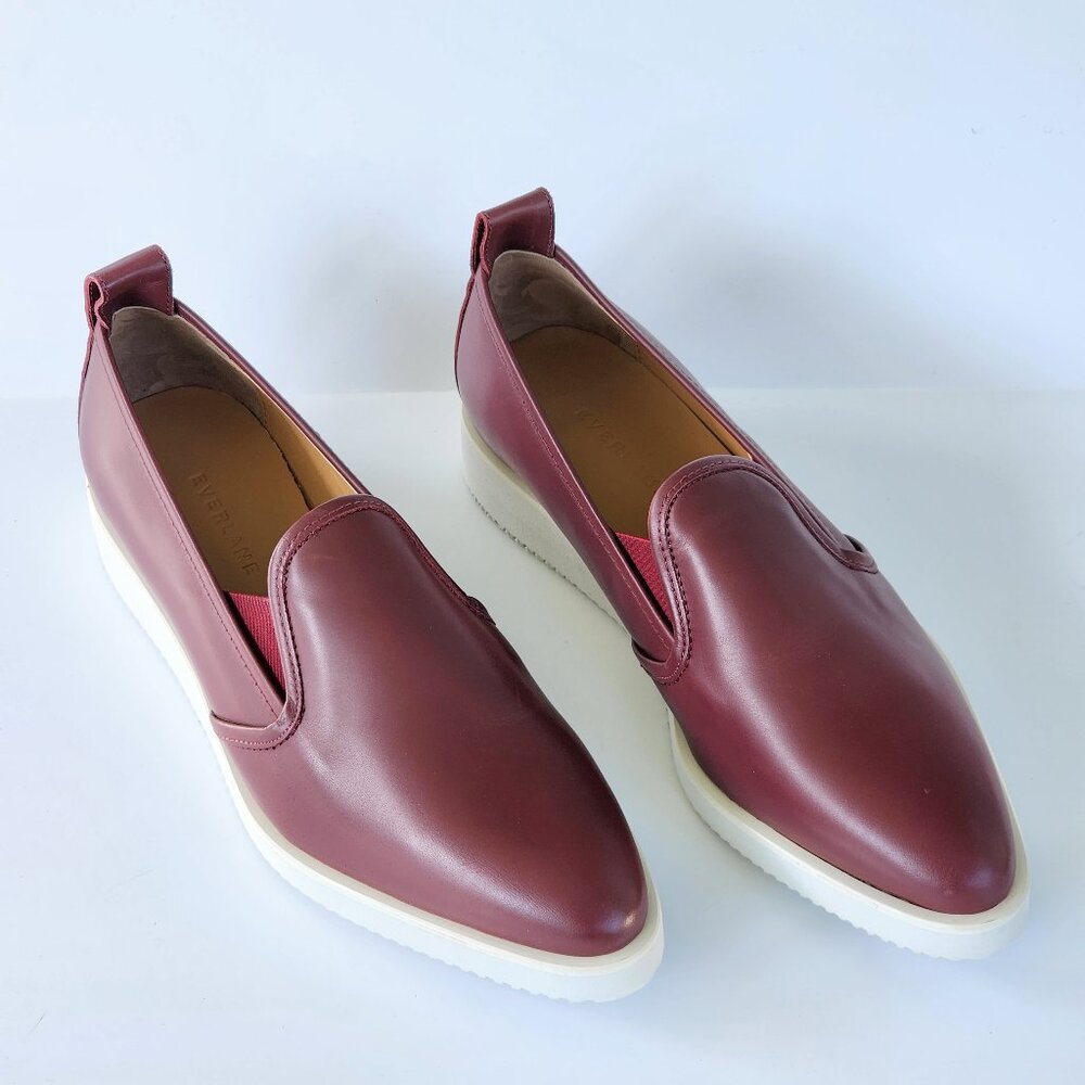 Everlane "The Street Shoe" Italian Leather Slip-On Women's Size 8.5